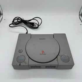 Sony PlayStation 1 Game Console Gray Tested Working With Cord