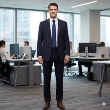 ermenegildo zegna Black Wool Switzerland Sportcoat 56R 46R-USA 