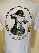 T-shirt męski Florida Keys biały Hammerhead Joke rozmiar M nowy z metką