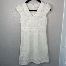 NWOT Calvin Klein Cap Sleeve Lace Dress Size 6 Cocktail Formal Party