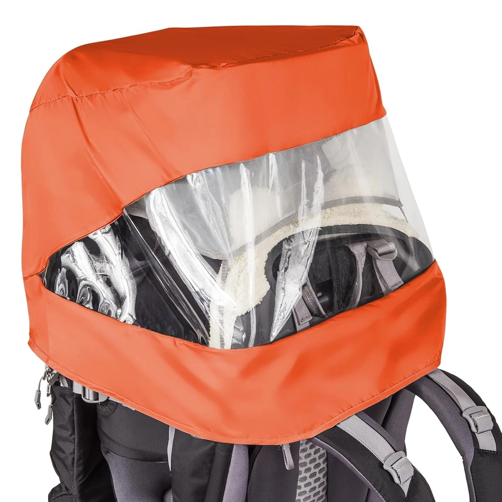 Vaude Sun-Raincover Child Carrier with Sun and Rain Protection - Orange