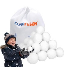 climafusion 20 Pack Fake Snowballs for Kids Indoor and Outdoor, 3 20