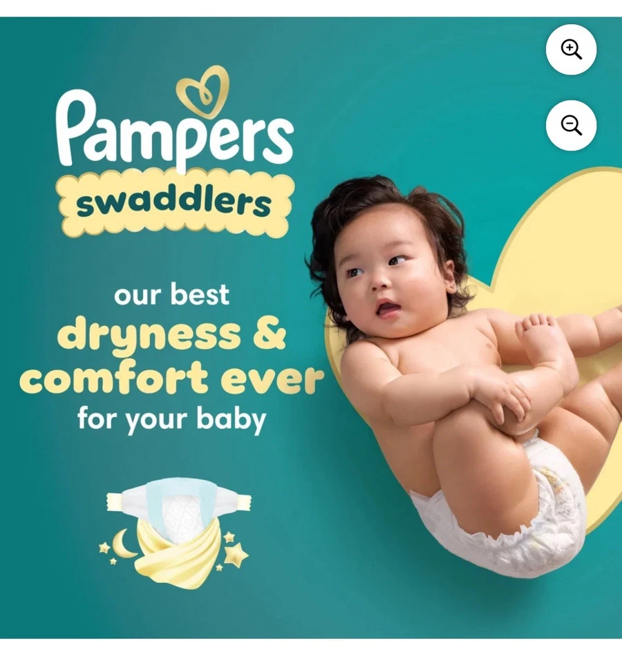 Pañales desechables Pampers Swaddlers tamaño 2-*186 CUENTA* Foto 3 de 3