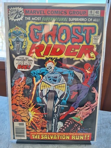 GHOST RIDER #18 NM+ 9.6 [RICH BUCKLER COVER] CGC IT HIGH GRADE BRONZE