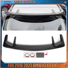 Rear Trunk Roof Spoiler Wing Lip MP Style For 2018-23 BMW X3 G01 iX3 Carbon Look