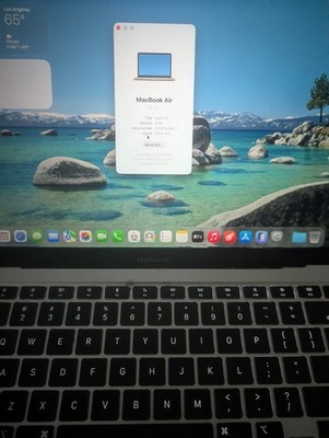 Apple MacBook Air M1 2020 13  8GB RAM 256GB SSD   MDM Bypassed READ DESCRIPTION