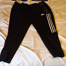adidas Tiro 21 Men’s Black 3-Stripe Track Pants Drawstring 2XL