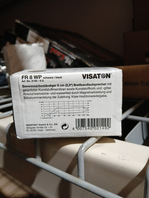 Visaton FR8WP-8 3.3'' Full-Range Driver 8 Ohm Black
