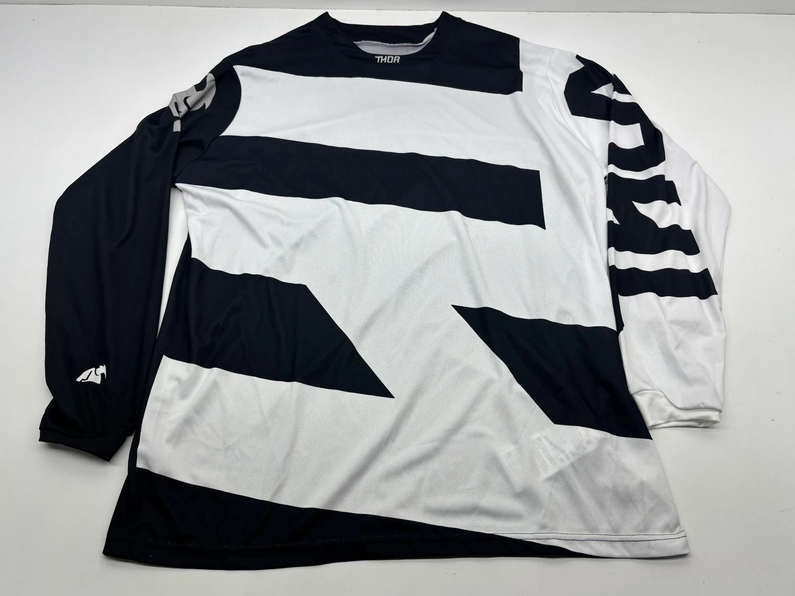 Thor Men's Jersey X Large Black White XL Riding Shirt Apparel Gear Motocross MX