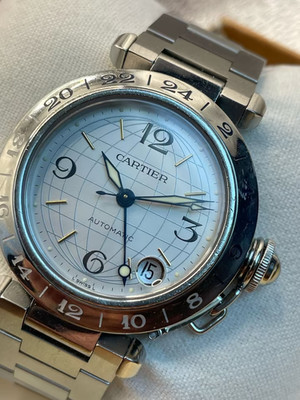 Cartier Pasha C GMT Ref. 2377 | Automatik | Edelstahl | 36mm