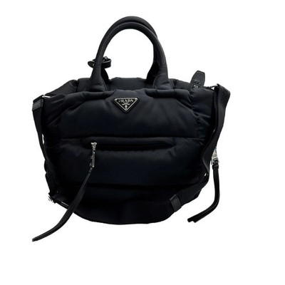 Prada Tessuto Bomber Bag Black Nylon | eBay