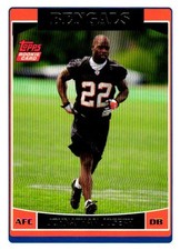 Johnathan Joseph Bengals 2006 Topps Rookie Card #326. rookie card picture