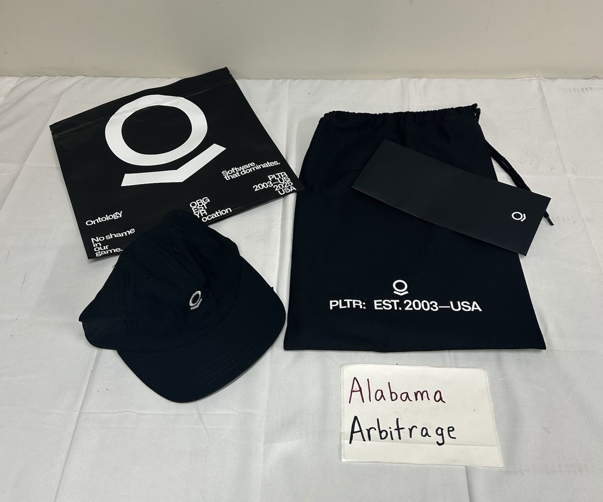 Palantir PLTR Black Adjustable Official Cap Hat 206/500 100