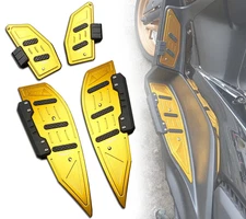 For Yamaha X-MAX 300 XMAX300 2017-2024 Aluminum Plate Skidproof Pedal Footpads