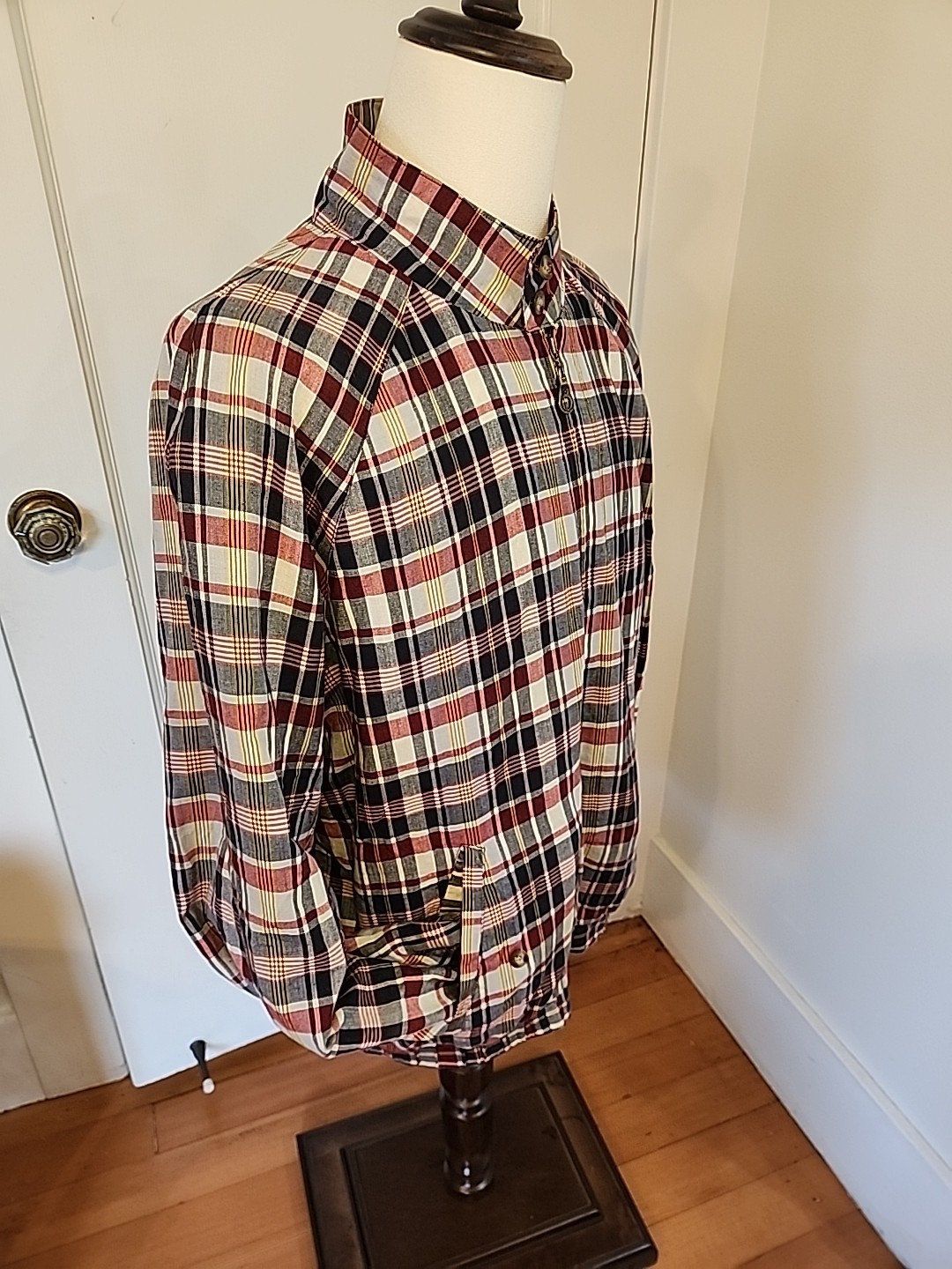 Pendleton Lightweight Plaid Cotton Jacket Large T… - image 5