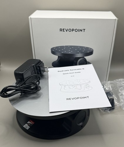 Revopoint Dual-axis Turntable II Rotary Turntable Black for 3D Scanners A230-2