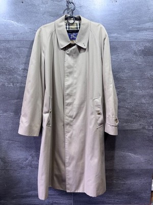 Vintage Burberrys London Trench Coat Men's Beige Nova Check Lined