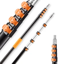 VEVOR Telescopic Extension Pole, 4.66-19 FT Multi-Purpose Extendable Pole, Sturd