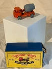 MATCHBOX TOY ORANGE CEMENT MIXER WITH ERF CAB NO. 26 A MOKO LESNEY PRODUCT