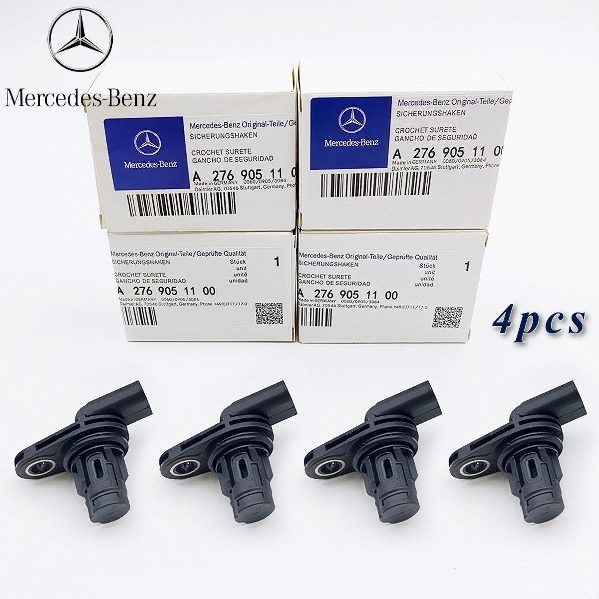 For Mercedes-Benz OEM 4pcs Engine Intake & Exhaust Camshaft Position Sensors US