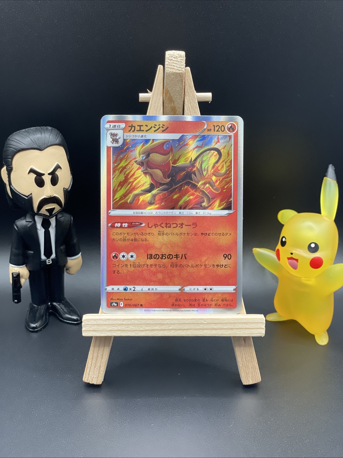 Pyroar Holo R Pokemon Card 016/067 S9A Battle Region