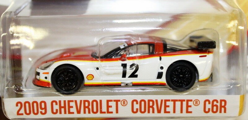 Greenlight 1/64 Chevrolet Corvette C6R Shell Oils 2009 Diecast Model Car