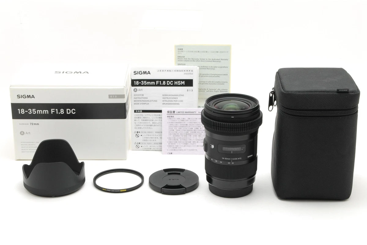 Sigma Art f/1.8 Camera Lenses 18-35mm Focal for sale | eBay Sigma Art f/1.8 Camera Lenses 18-35mm Focal for sale | eBay