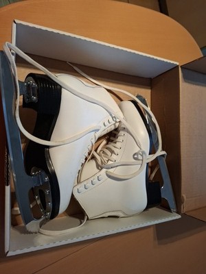 Neue Leder WIFA Schlittschuhe Größe 38 für Eiskunstlauf Damen
