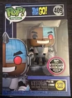 Funko Pop Digital Teen Titans GO Cyborg as the Cyborg #409 Glow 1062