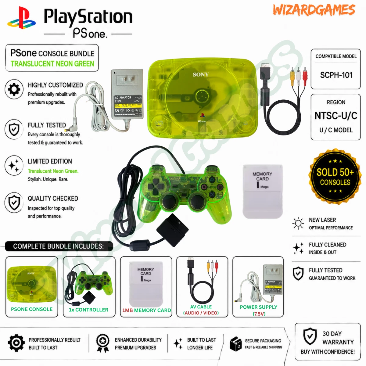 Las mejores ofertas en Consolas Sony PlayStation 1 Verde | eBay
