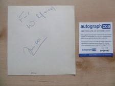 Nico "Velvet Underground" Autogramm signed 15x16 cm Albumblatt ACOA