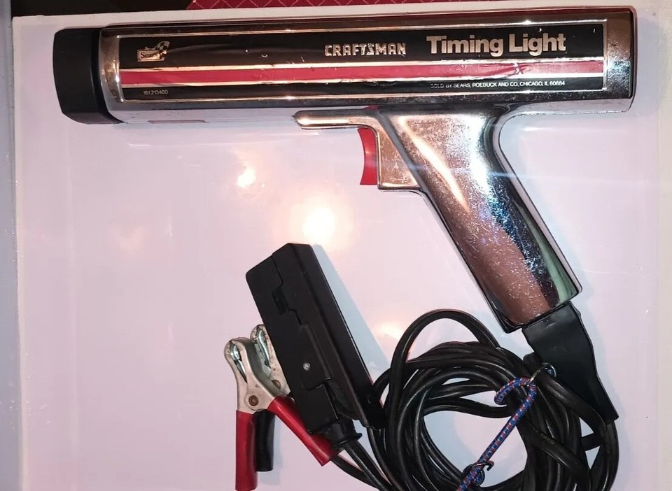 Timing Light .Vintage SEARS Craftsman Timing Light 161.213400 eBay