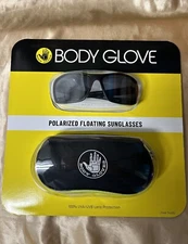 BODY GLOVE gray POLARIZED UV 400 FLOATING SCRATCH RESISTANT Sunglasses with Case