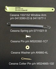 FAA/PMA APPROVED CESSNA 150/152 WINDOW ARM KIT- FOR CESSNA P/N 0413390-23 & 0411