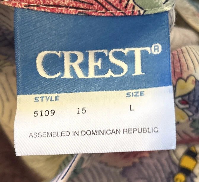 Medical Scrub Top Nurse Women’s Size Large Insects Bugs - Image 3 of 4