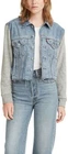 Levi's Ex Boyfriend Women's Hybrid Denim Trucker Jacket-Color Two Minds med wash