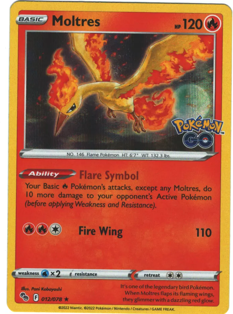 Pokémon TCG - Pokémon GO Set Preview: Moltres