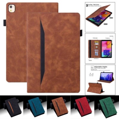 For iPad 5/6/7/8/9/10/11th Mini Air Pro 11 12.9 13'' 2024 Flip Leather Case Cover