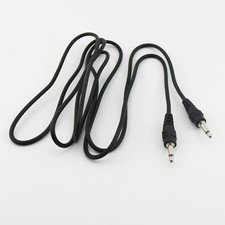 5FT Nickel 3.5mm 1/8" Mini Male Plug To Male Monaural Mono Audio Extension Cable