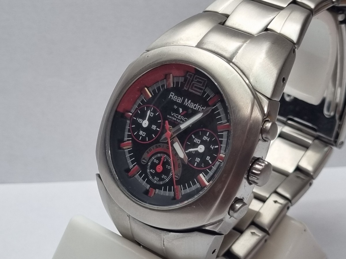 VICEROY REAL MADRID QUARTZ WATCH Ref. 43821 / BLACK DIAL / SPECIAL 