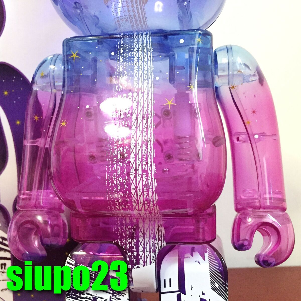 Medicom 400% Bearbrick ~ Tokyo Sky Tree Town Be@rbrick Night Medicom 400% Bearbrick ~ Tokyo Sky Tree Town Be@rbrick Night