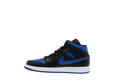 Jordan 1 Mid Black Hyper Royal for Sale | Authenticity Guaranteed