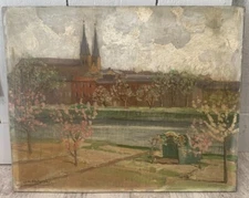 Claude FOREAU (1903-1973) Post-Impressionist Landscape 1936 Paris France Cormon