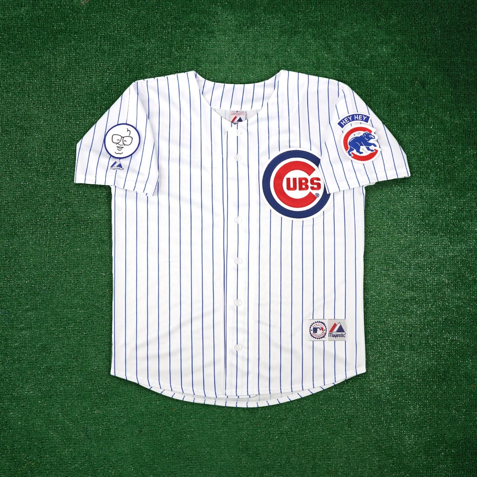 Sammy Sosa 1998 Chicago Cubs Men's Home White Jersey w/ "Harry Caray" Patch