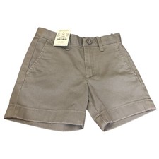 J Crew Crewcuts Boys Gray Flat Front Shorts NWT Size 2T
