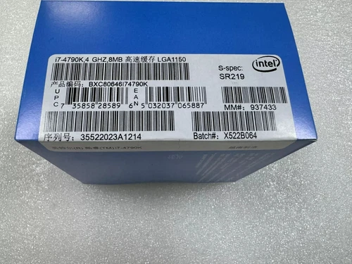 New in box Intel Core i7-4790K quad-core LGA1150 4.00GHz CPU processor i7 4790K - Picture 5 of 6