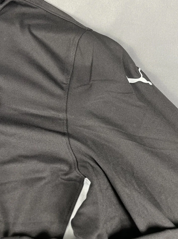 Puma Golf Pullover Outing Chest Logo 1/4 Zip Large Black Polyester NWT MSRP $65 - Image 3 of 4