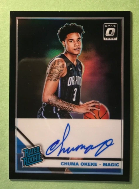 2019-20 Donruss Optic CHUMA OKEKE Black RC AUTO Prizm * True 1/1