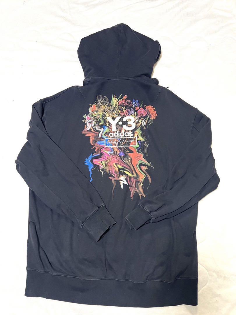 Y-3 adidas YOHJI YAMAMOTOクロップドパーカー ボタニカル Y-3 yohji yamamoto adidas Botanical Hoodie | eBay