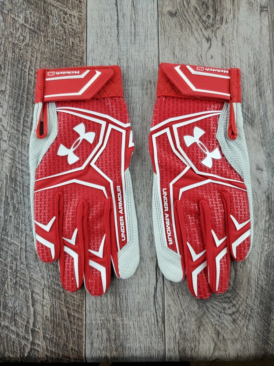Under Armour UA Yard Clutch Youth Batting Gloves Red White eBay